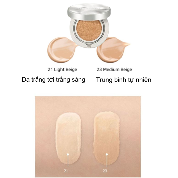 Phấn Nước Ngọc Trai Klavuu Xám Cushion Hàn Quốc 15g SPF50+