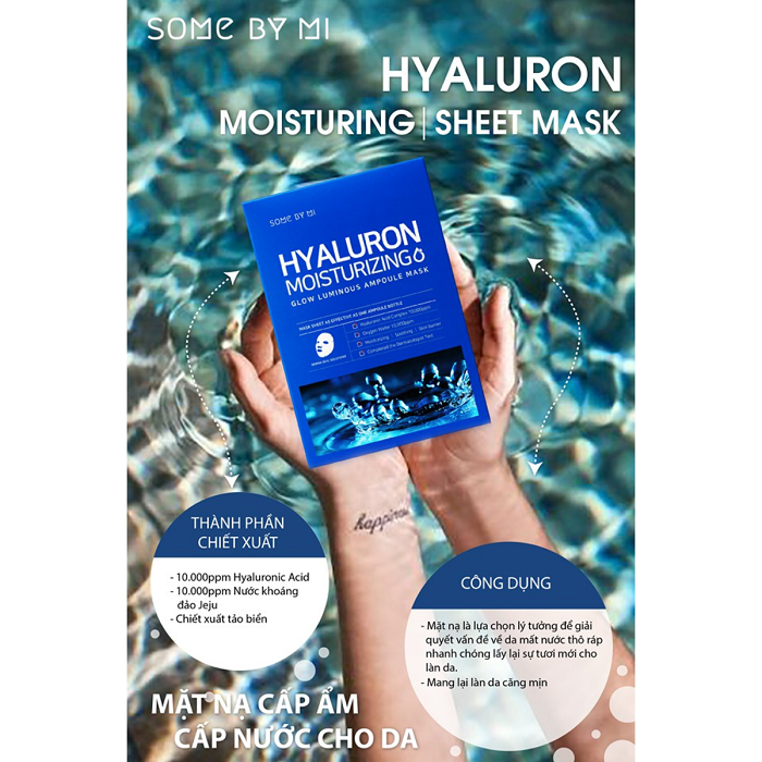 Mặt nạ dưỡng ẩm làm dịu sáng da Some By Mi AMPOULE MASK 25g