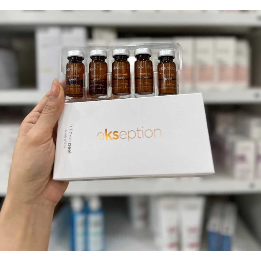 Tinh Chất Làm Sạch Tế Bào Chết, Giảm Mụn Ekseption Retin-oil Peel Hộp 5 Lọ x 5ml