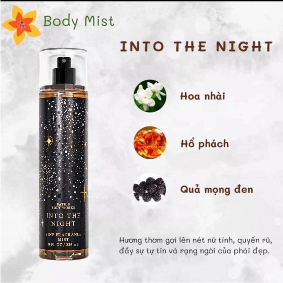 Xịt Thơm Bath & Body Works Fine Fragrance Mist 236ml
