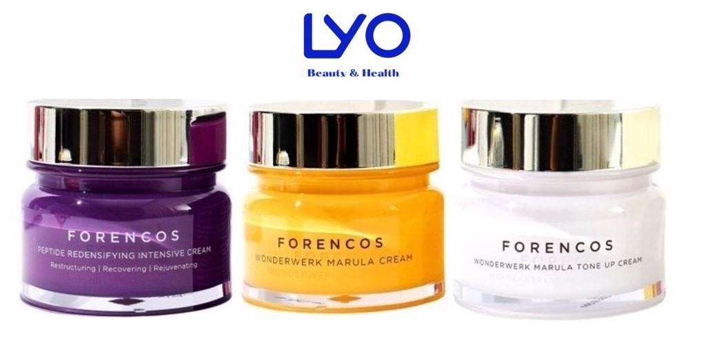 Kem Dưỡng Trắng Da Forencos Đêm 50ml Hàn Quốc (Tím & Vàng)