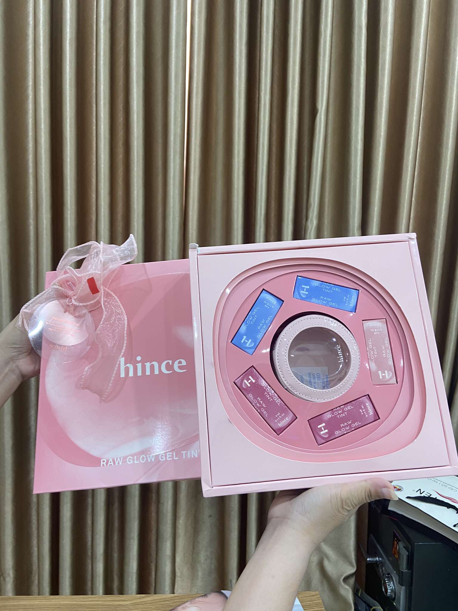 e464 - Hince - Set 5 Cây Son Raw Glow Gel Tint