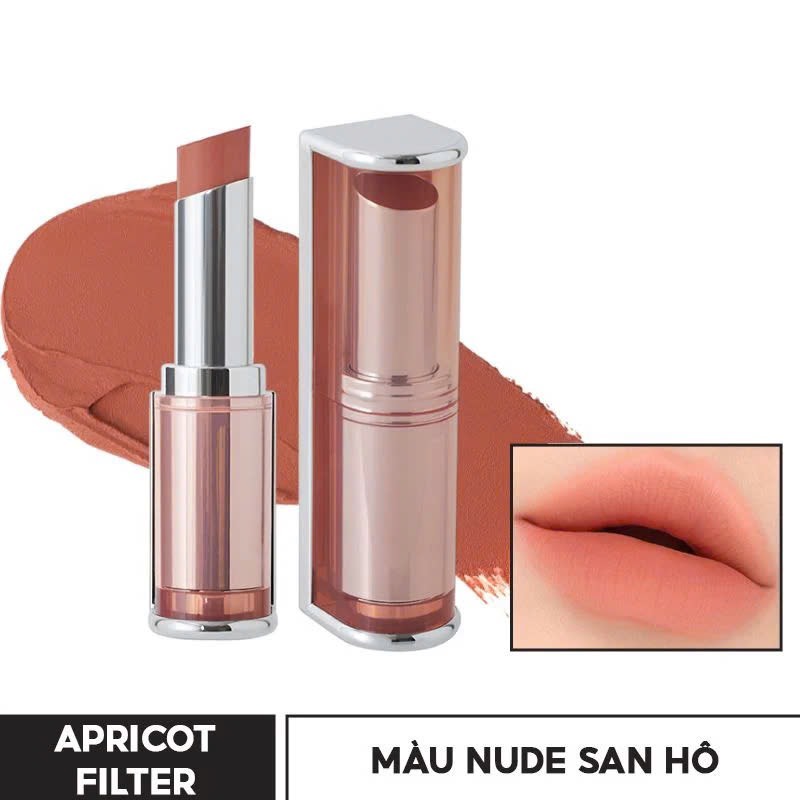 Son Thỏi Mịn Lỳ 3CE Soft / Blur Matte Lipstick (Vỏ Trong Suốt)