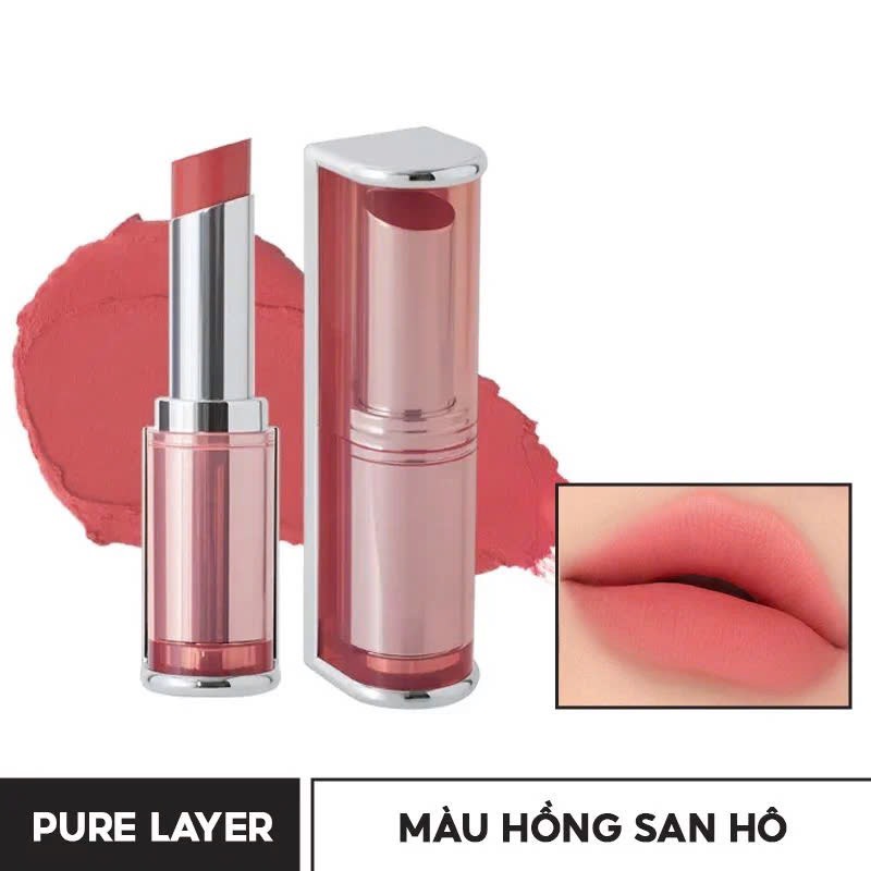 Son Thỏi Mịn Lỳ 3CE Soft / Blur Matte Lipstick (Vỏ Trong Suốt)