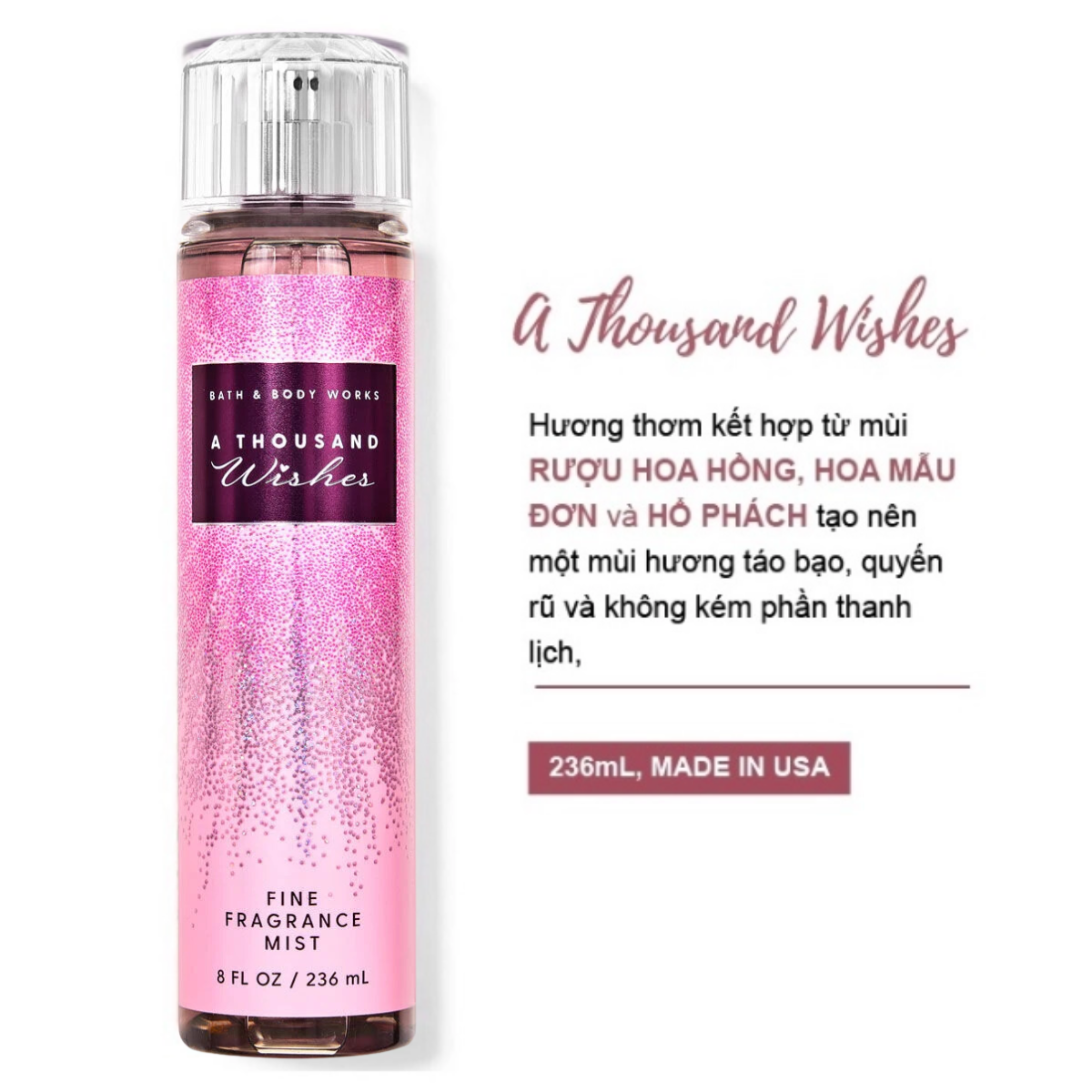 Xịt Thơm Bath & Body Works Fine Fragrance Mist 236ml
