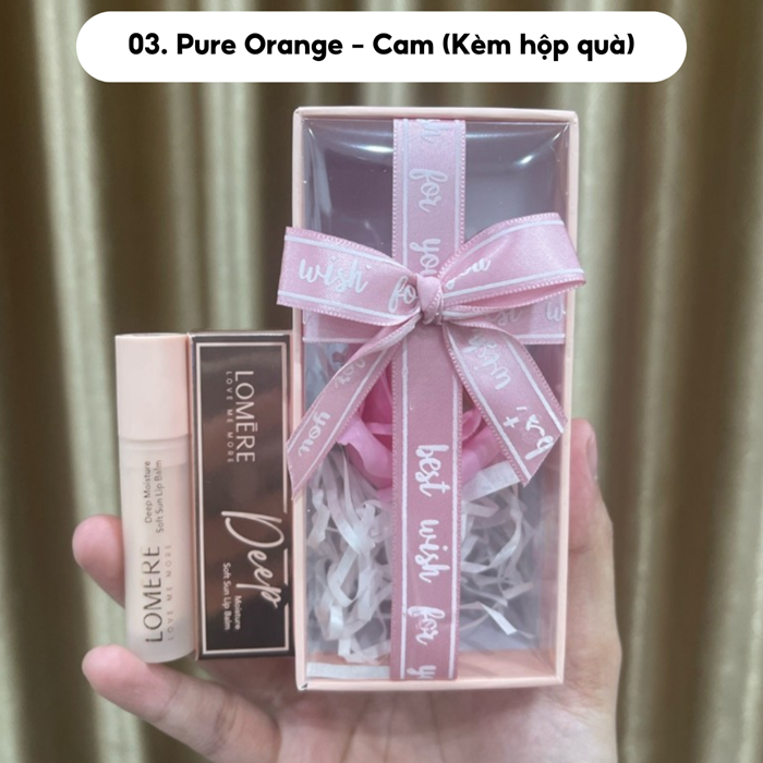 Son Dưỡng Chống Nắng, Giảm Thâm Môi Lomere Deep Moisture Soft Sun Lip Balm Hàn Quốc