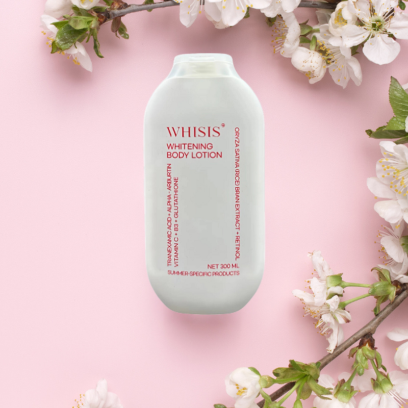 Kem Dưỡng Thể Ẩm Mịn Trắng Sáng Da Ban Đêm Từ Men Gạo Retinol Whisis Whitening Body Lotion Hàn Quốc 300ml