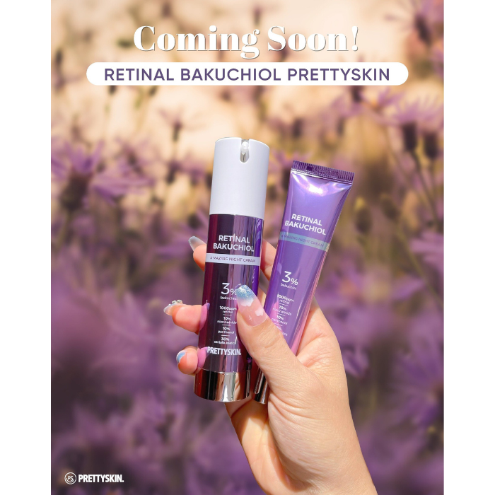 Kem dưỡng tái tạo phục hồi Prettyskin Retinal Bakuchiol A-Mazing night cream - Tuýp 30ml