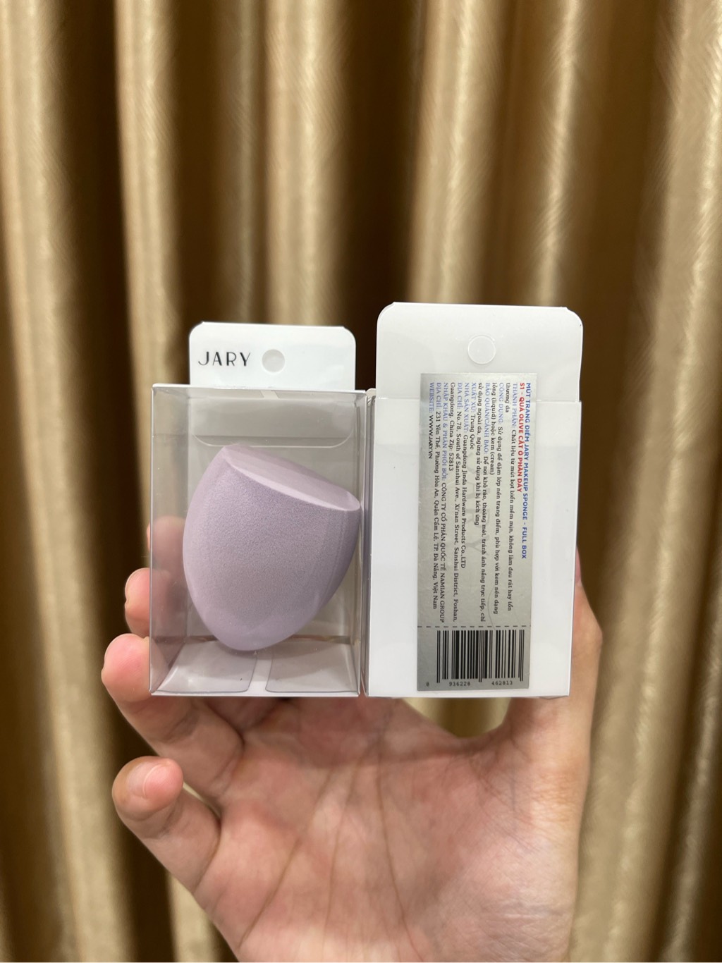 a156 - Mút Trang Điểm Makeup Jary SPONGE - Full Box