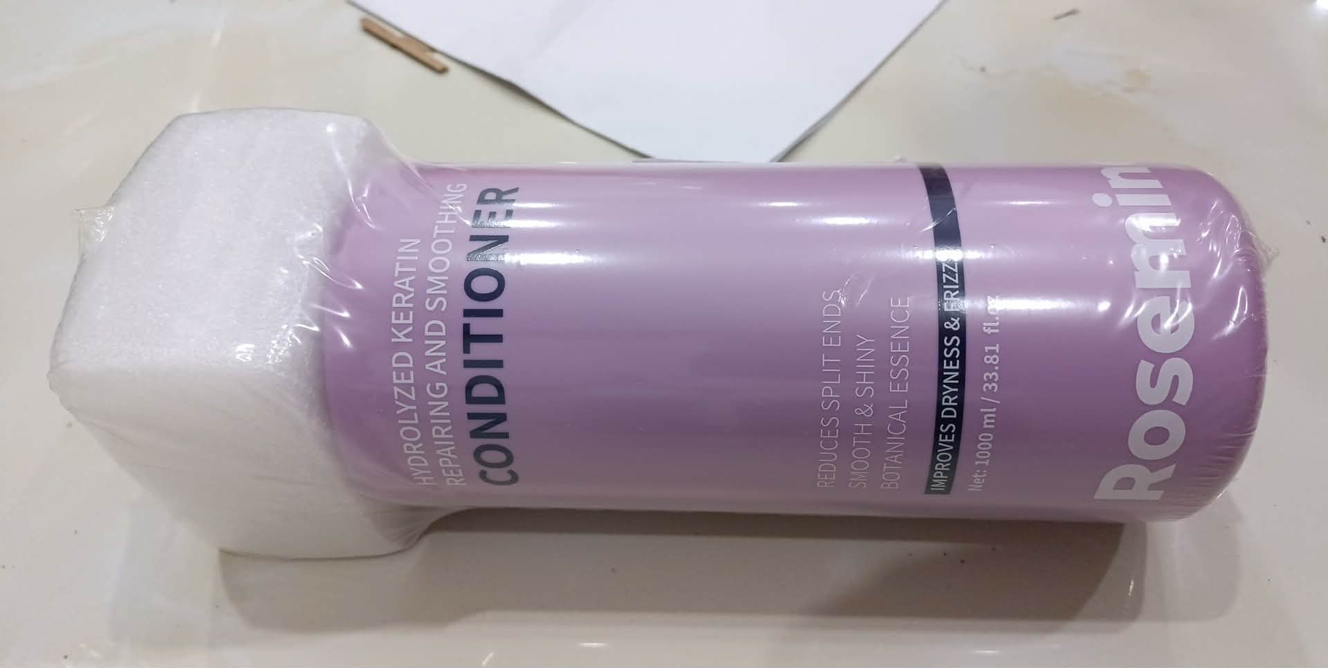 f034 - Rosemine  - Dầu xả Hydrolyzed Keratin Repairing and Smoothing Conditioner 1000ml