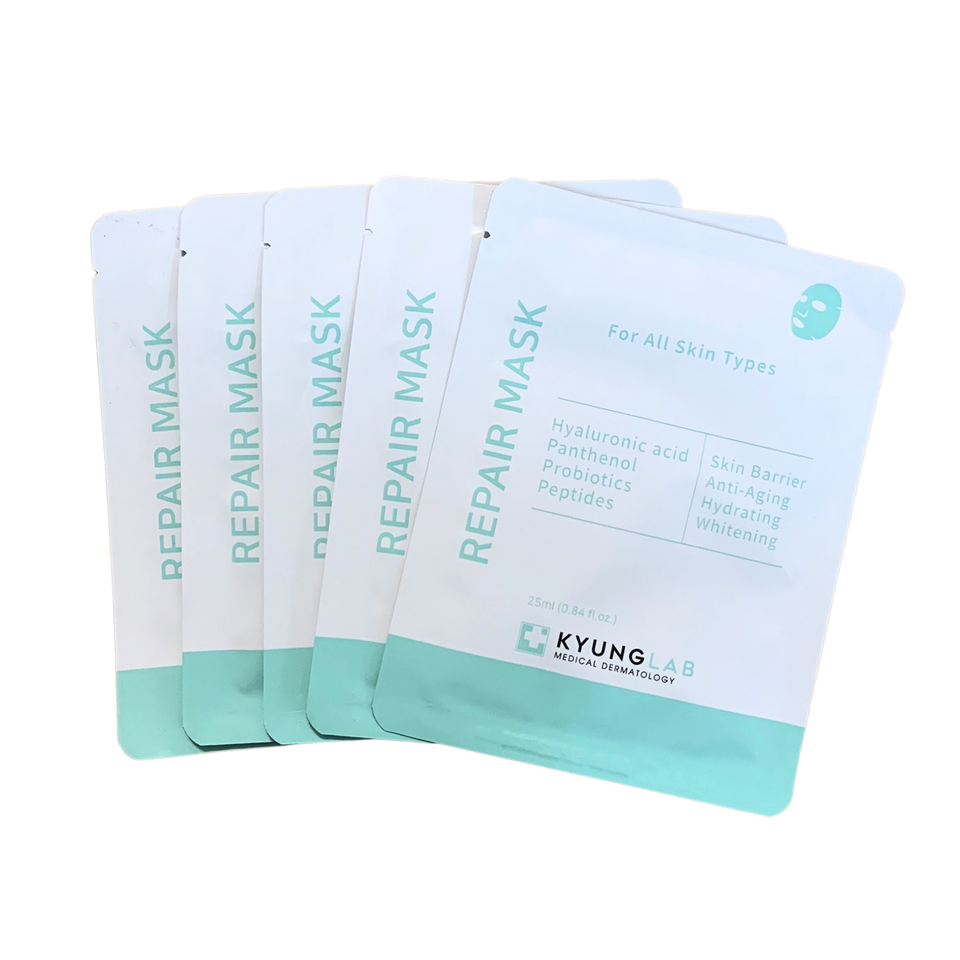 Combo 10 Miếng Mặt Nạ Cấp Ẩm, Phục Hồi & Tái Tạo Làn Da Kyung Lab Repair Mask Hàn Quốc 25ml/miếng