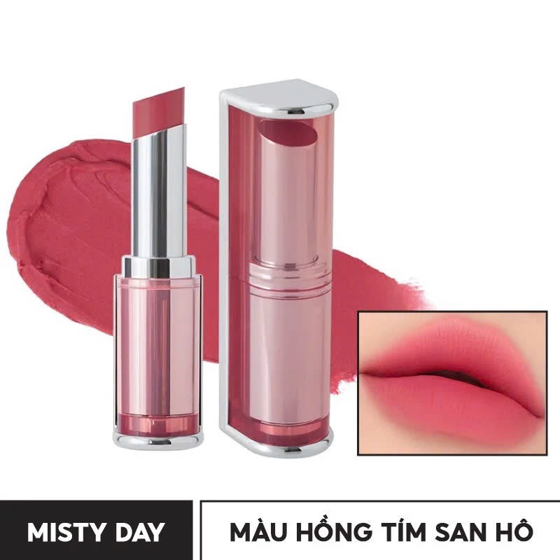Son Thỏi Mịn Lỳ 3CE Soft / Blur Matte Lipstick (Vỏ Trong Suốt)