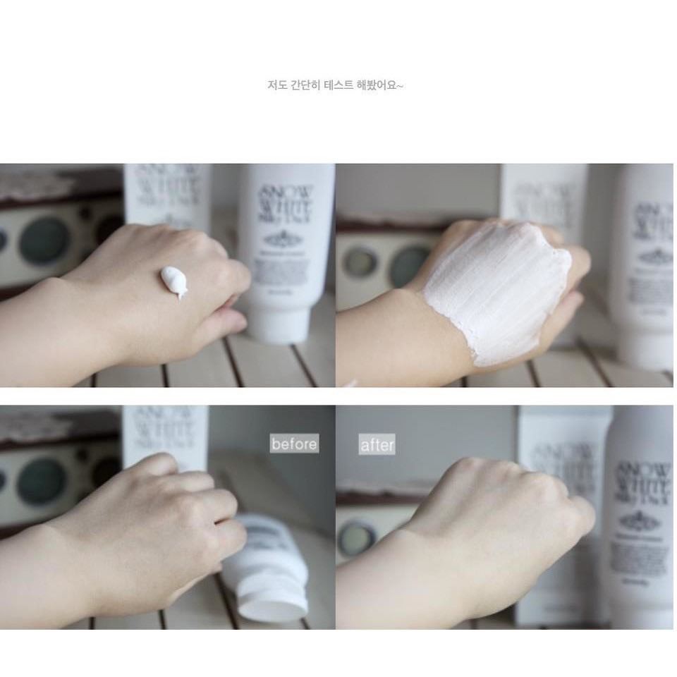 Kem tắm trắng body và mặt Secret Snow White Milky Pack 200g