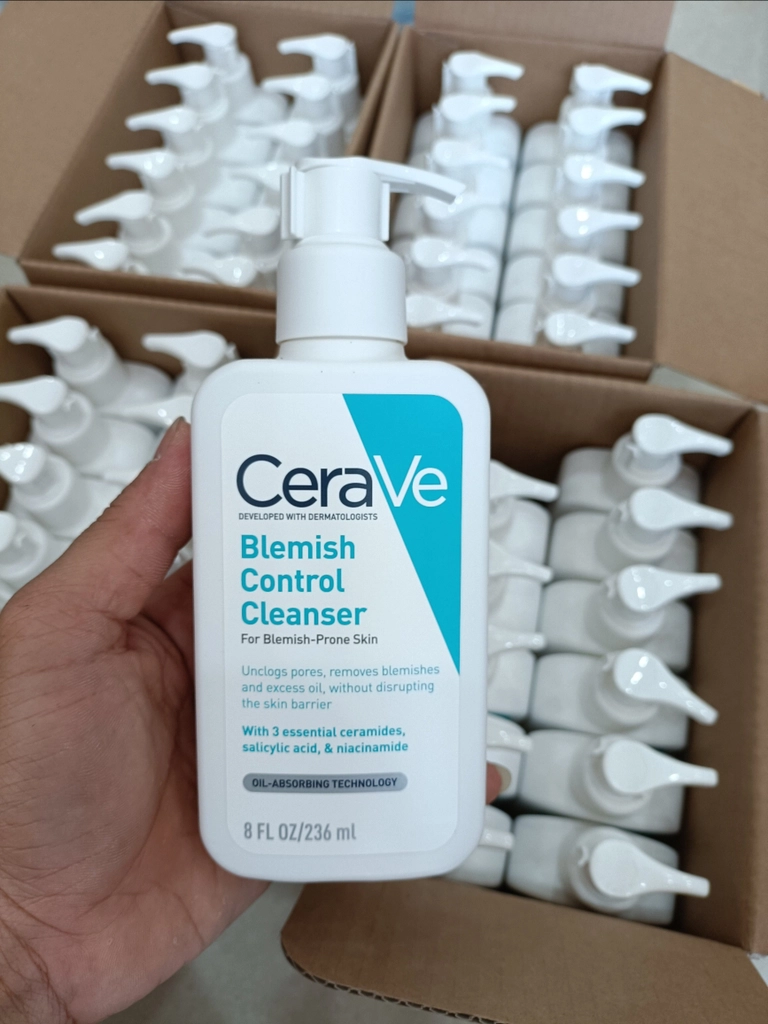 a689 - Sữa Rửa Mặt Pháp CeraVe Foaming/Hydrating/SA Smoothing Cleanser Dưỡng Trắng, Cấp Ẩm & Làm Sạch Da 236ml & 473ml
