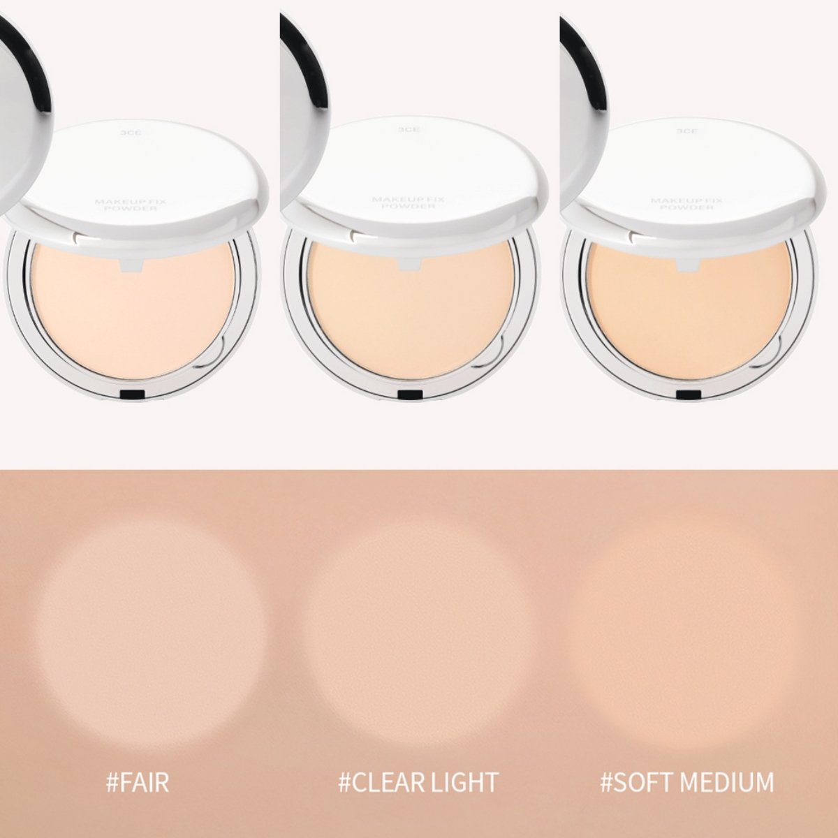 Phấn Phủ Cố Định Lớp Trang Điểm 3CE Makeup Fix Power
