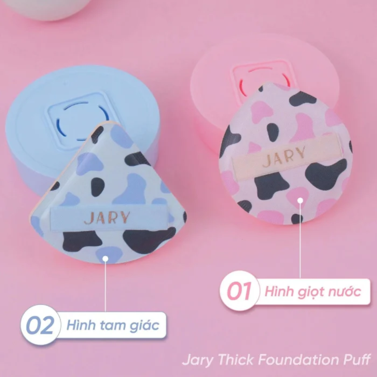 Mút Tán Kem Nền Dày Jary Thick Foundation Puff