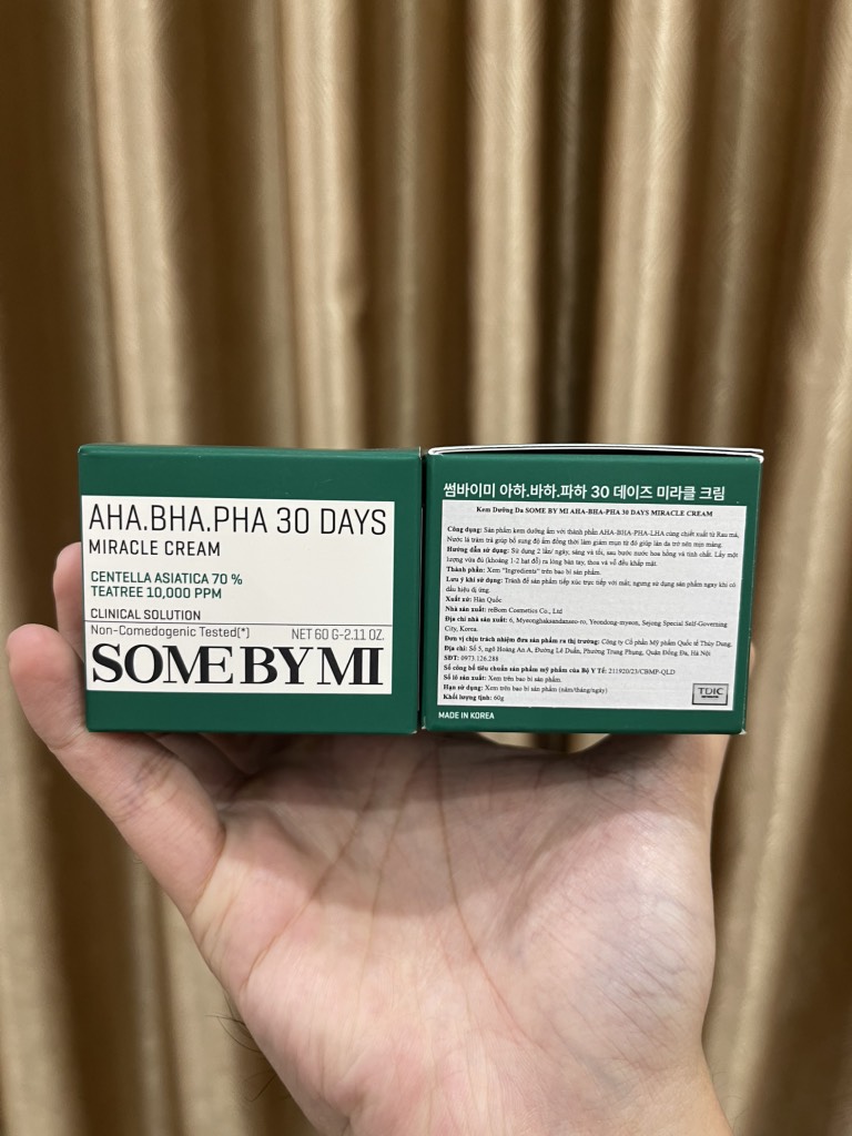 Kem Dưỡng Some By Mi AHA-BHA-PHA 30 Days Miracle Cream 60g