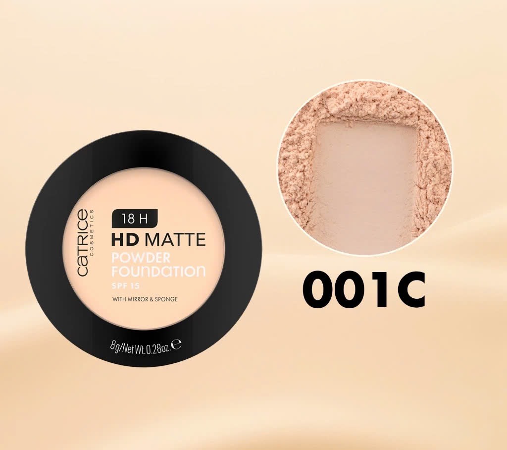 a314 - Catrice - Phấn Nền Kiềm Dầu 18H HD Matte Powder Foundation 8g