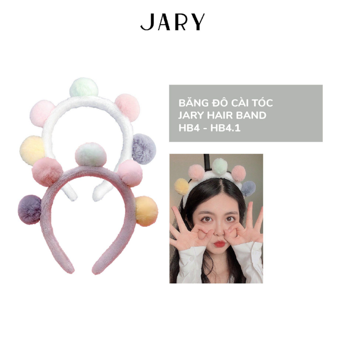 b104 - Jary - Băng Đô Cài Tóc, Hair Band - HB4 - HB4.1 (Nhiều Màu)
