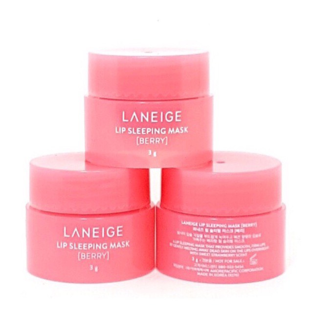 Mặt Nạ Ngủ Dưỡng Ẩm Và Phục Hồi Môi Thâm Laneige Special Care Lip Sleeping Mask 3g (Mini)