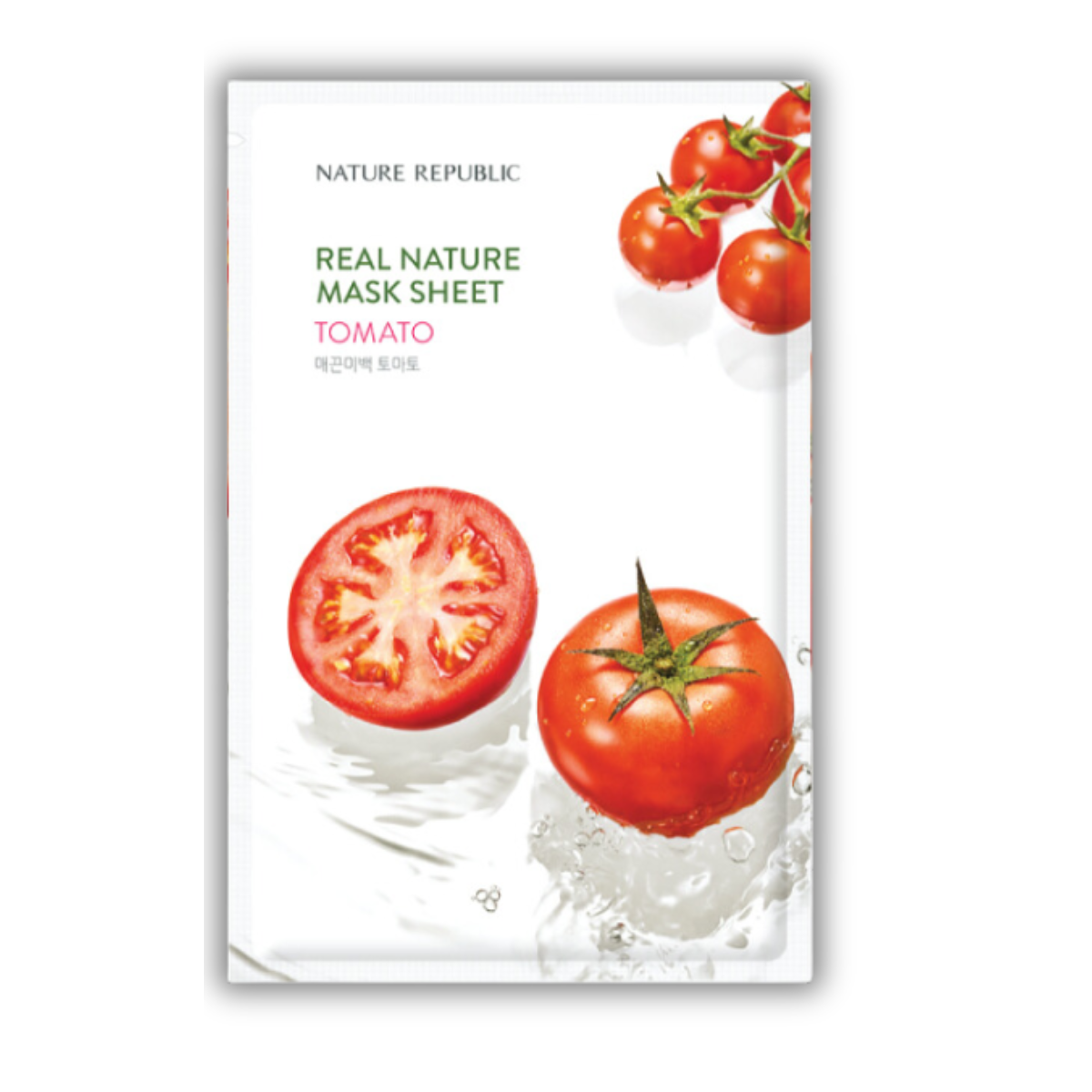 Combo 10 mặt nạ giấy Nature Republic Real Nature Mask Sheet Dưỡng trắng & Giảm mụn 10 x 23ml