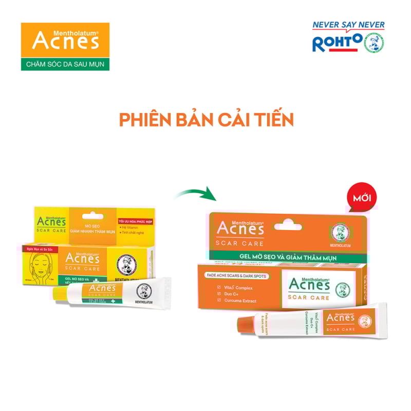 Gel mờ sẹo và vết thâm - Acnes Scar Care tuýp 12g