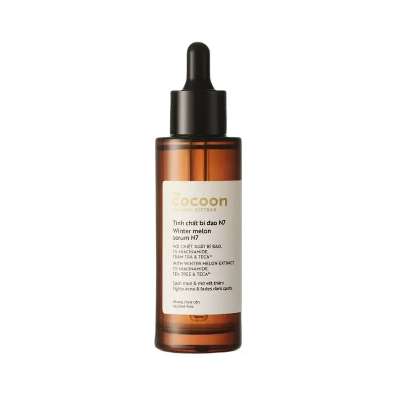 e474 - Cocoon - Tinh Chất Bí Đao Cocoon Winter N7 Melon Serum Làm Giảm Mụn, Mờ Thâm 70ml