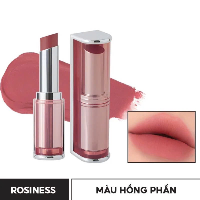 Son Thỏi Mịn Lỳ 3CE Soft / Blur Matte Lipstick (Vỏ Trong Suốt)