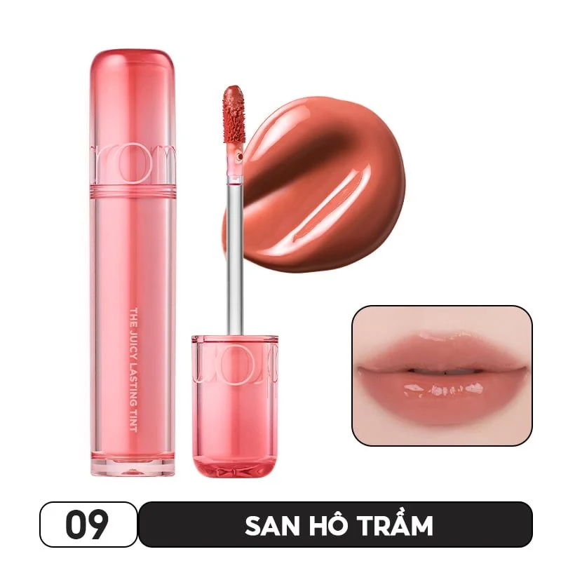 Son Romand (Son Kem Lì Zero Velvet, Son Bóng Juicy Lasting và Glasting Water Tint)
