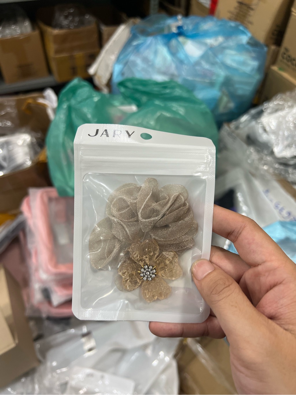 b121 - Jary - Dây Buộc Tóc Jary Hairband Cỏ Bốn Lá - HB1- HB1.4