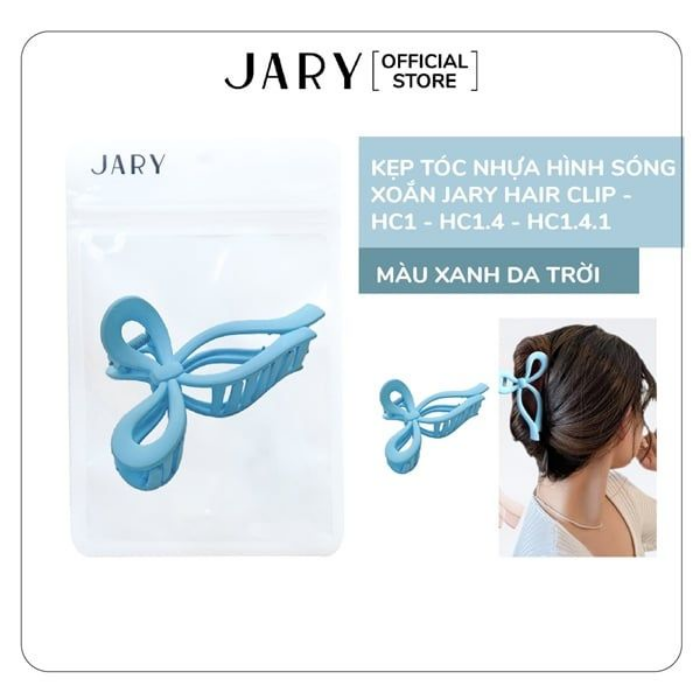 b40 - Jary - Kẹp Tóc Nơ Nhựa 11cm Jary Hair Clip - HC1 - HC1.3