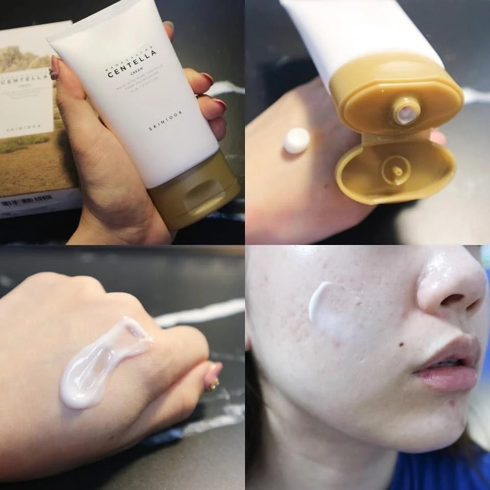d690 - Kem dưỡng Rau Má Skin1004 Madagascar Centella Cream 75ml (Nắp vàng - Da khô, Thường)