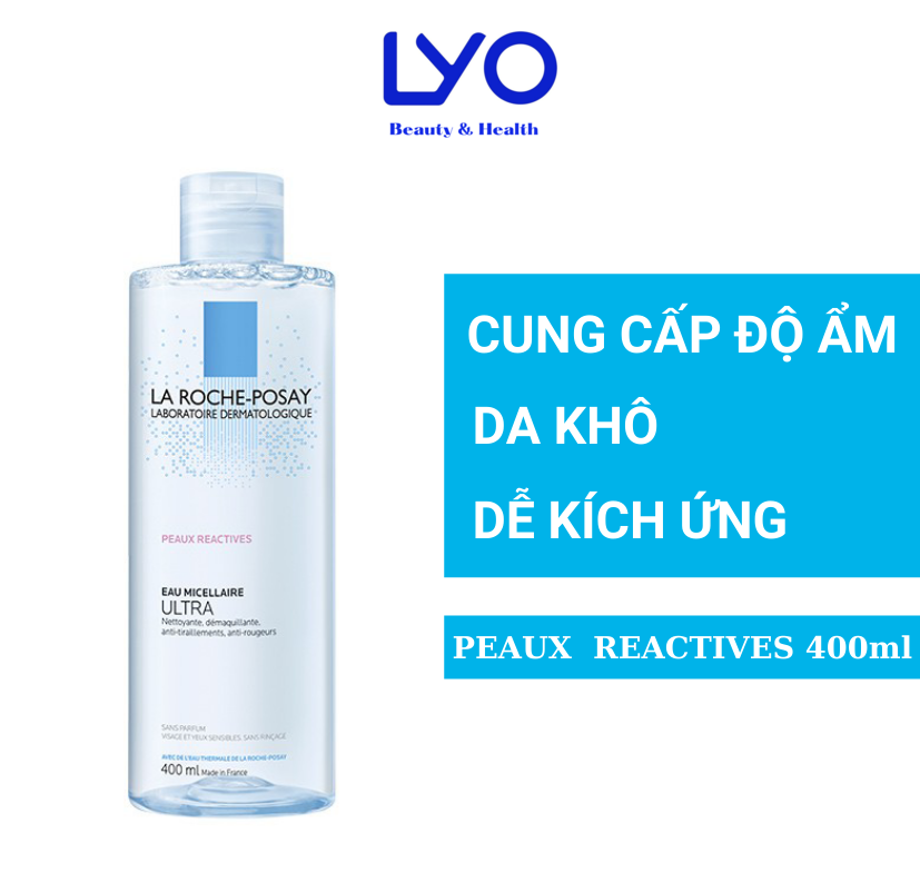 d94 - Nước Tẩy Trang La Roche-Posay Eau Cho Dầu Mụn Grasses Oily Skin Micellaire Ultra 400ml