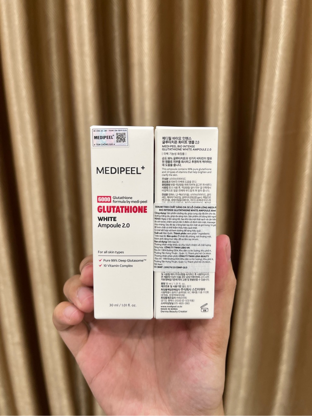Tinh Chất Dưỡng Trắng Medi-Peel Bio-Intense Glutathione 600 White Ampoule 30ml