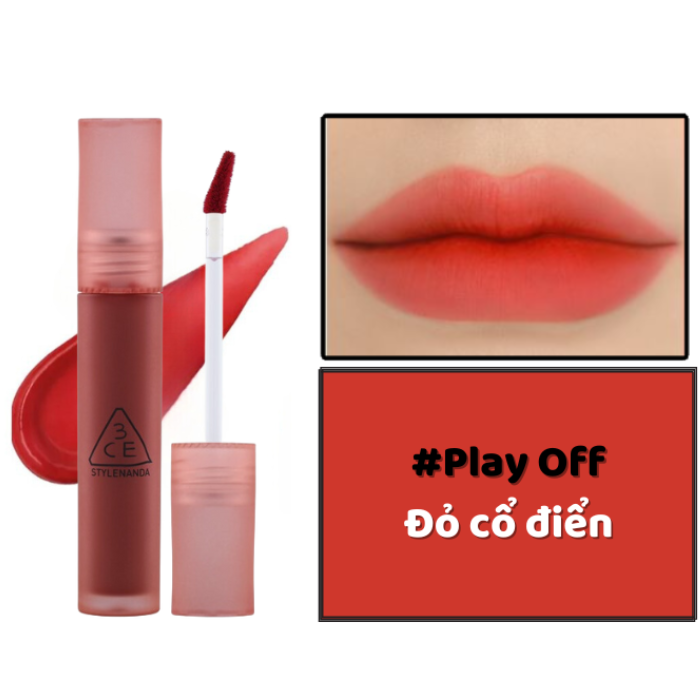Son kem lì mịn mượt 3CE Blur Water Tint 4.6g