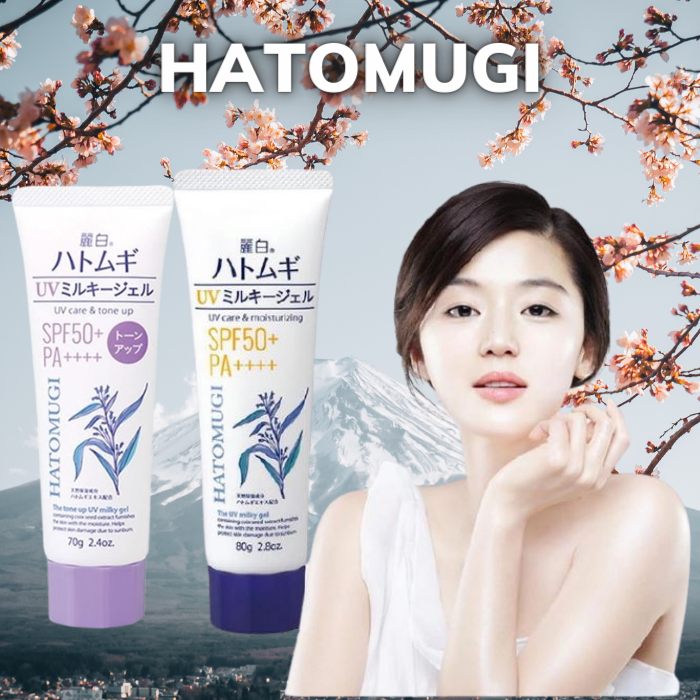Kem Chống Nắng Hatomugi Dưỡng Trắng Và Nâng Tone SPF50+ PA++++