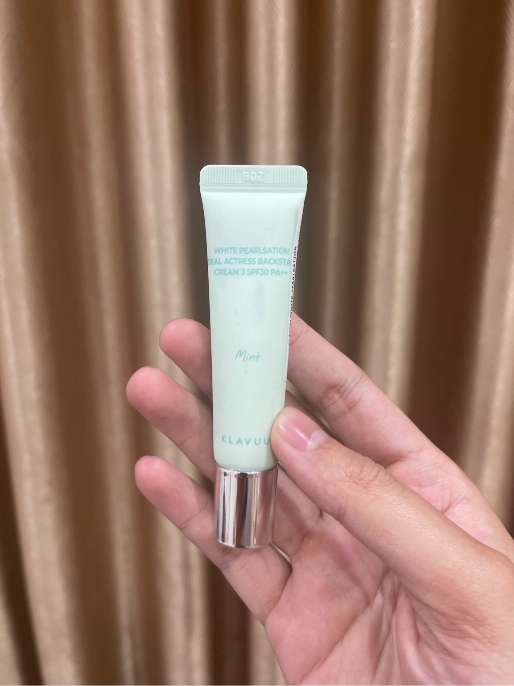 e278 - Klavuu - Kem Lót White Pearlsation Ideal Actress Backstage Cream SPF30 PA++ 10ml