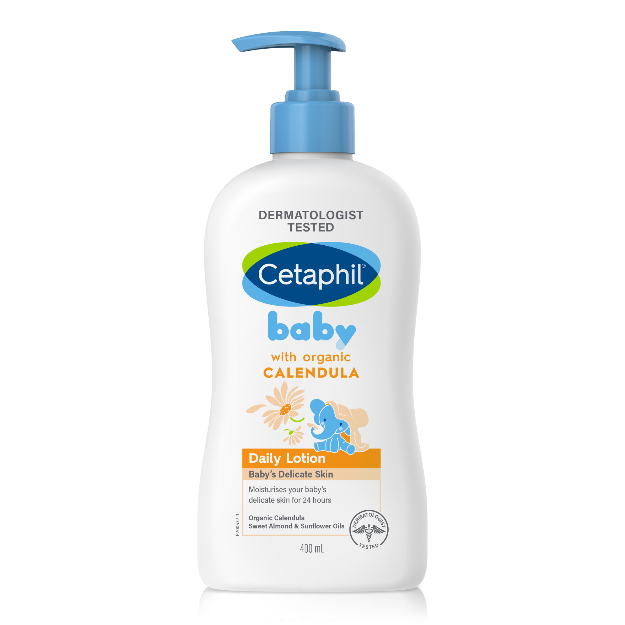 Sữa dưỡng ẩm dịu nhẹ hàng ngày cho bé - Cetaphil Baby Daily Lotion With Organic Calendula 400ml