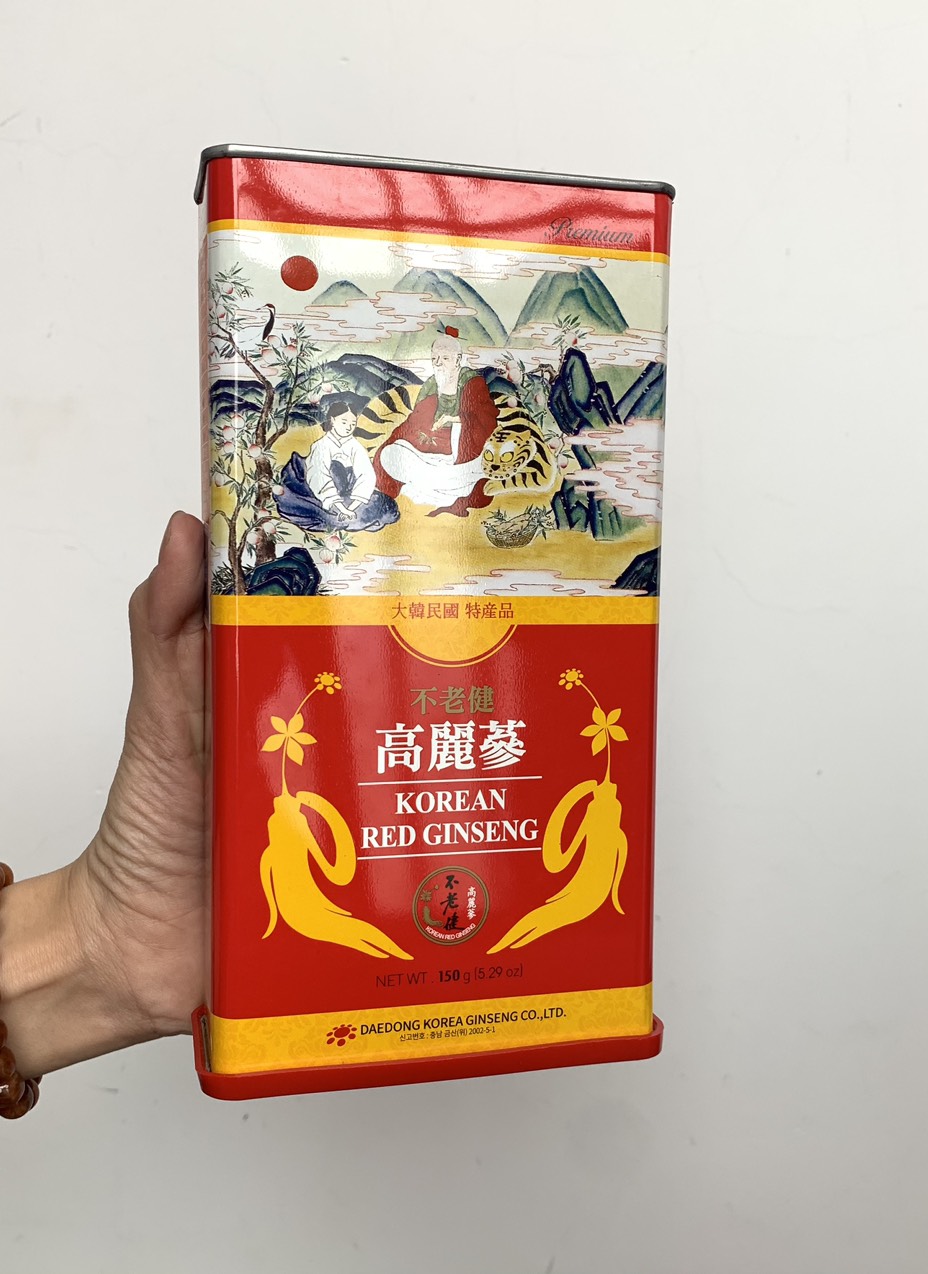 Hồng sâm củ khô cao cấp Daedong 150gr (6 -10) củ