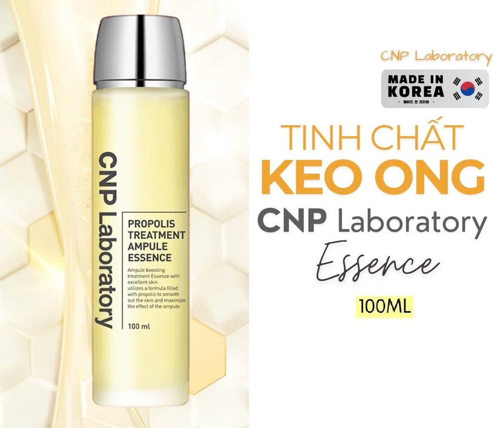 a64 - CNP - Set Nước Thần Keo Ong Propolis Treatment Ampoule Essence 150ml + 100ml