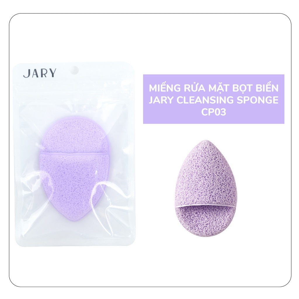 Miếng Bọt Biển Rửa Mặt Jary Silicone Cleansing Blush / Sponge Hàn Quốc