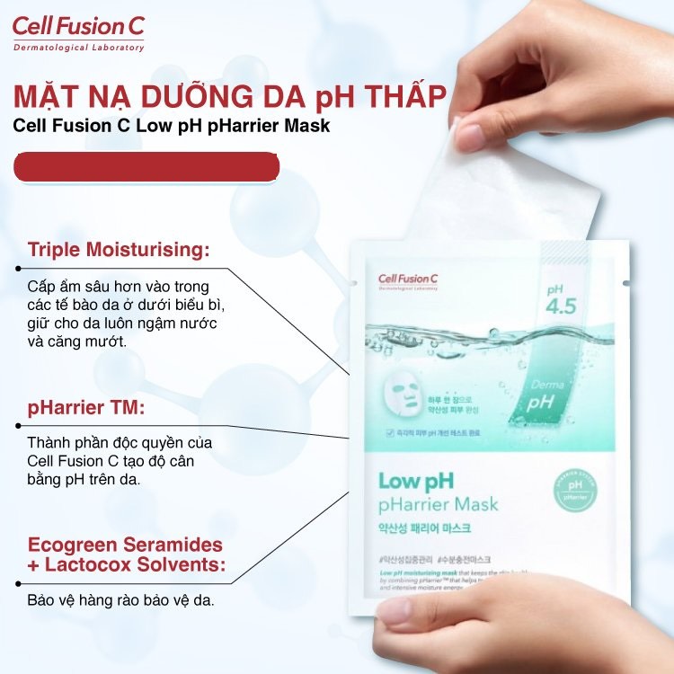 f062 - Mặt Nạ Cell Fusion C Low pH pHarrier Mask 25ml (Cấp ẩm và cân bằng độ Ph)
