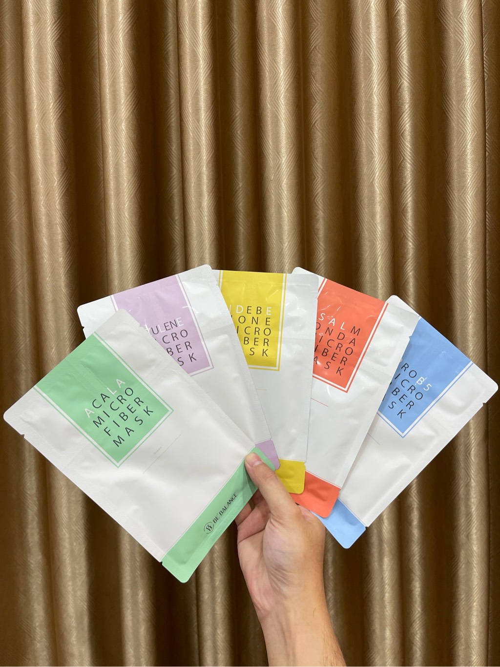 Combo 10 Miếng Mặt Nạ Vải Vi Sợi Be'Balance Micro Fiber Mask 3in1 Cấp Ẩm, Làm Dịu & Giúp Làm Đẹp Da Hàn Quốc 30g