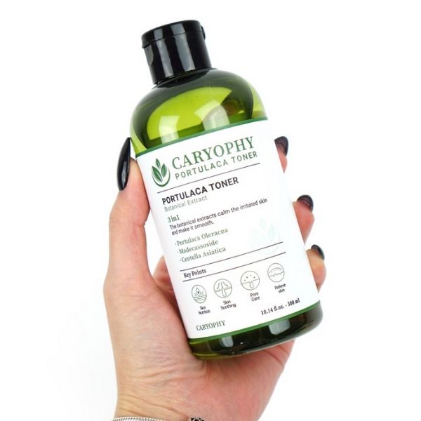 Nước cân bằng không cồn cho da mụn Caryophy Portulaca Toner 300ml