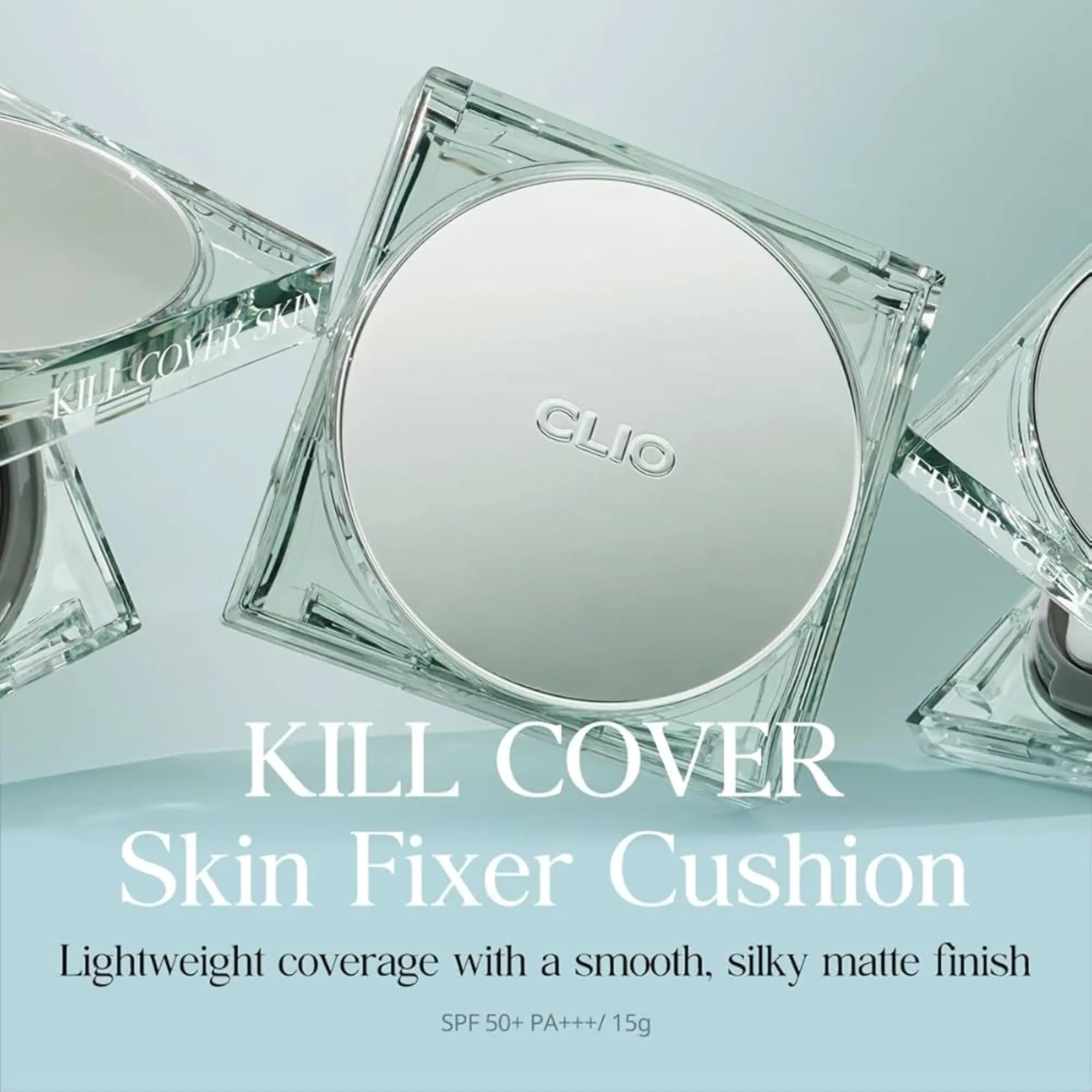 f171 - Clio - Phấn nước CLIO KILL COVER SKIN FIXER CUSHION SPF 50+, PA+++