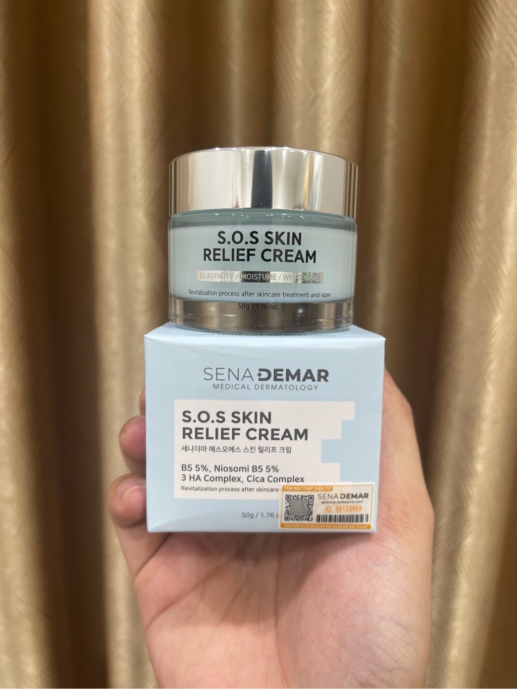 d990 - Senademar - Kem phục hồi cấp tốc S.O.S Skin Relief Cream 50ml