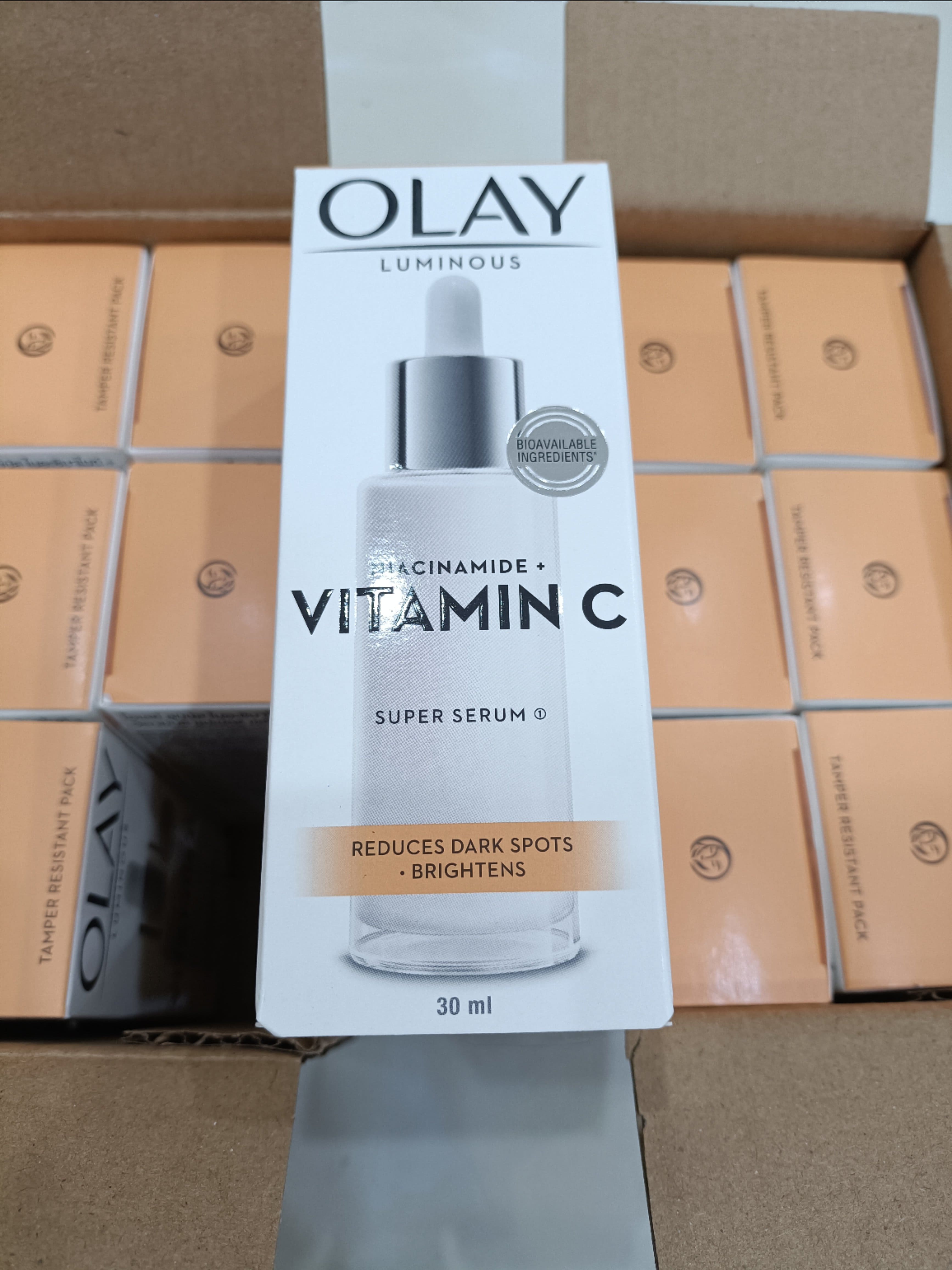 f075 - Serum Olay giúp mờ vết thâm Luminos Niacinamide + Vitamin C Super Serum (30ml)