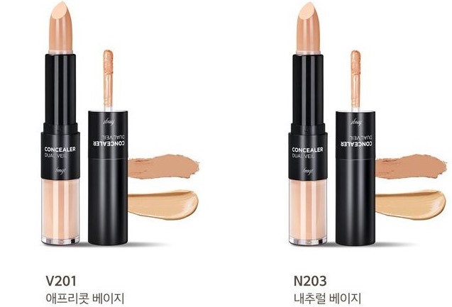 Che khuyết điểm 2 đầu The Face Shop Concealer Dual Veil