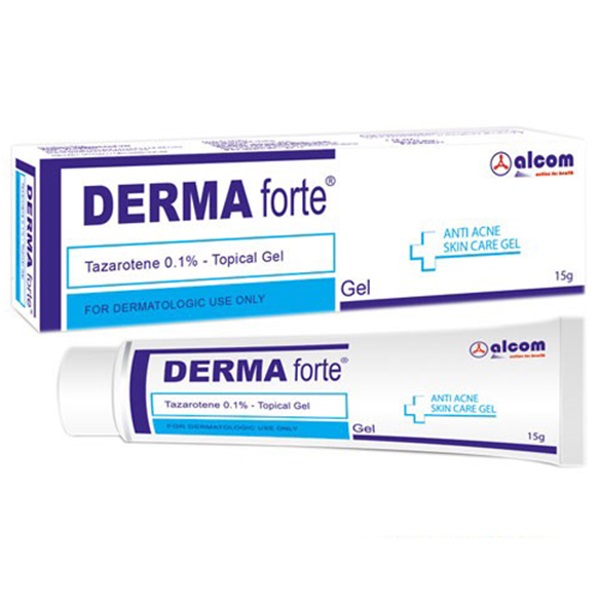kem mụn Gel trị mụn Derma Forte Giảm Mụn Tức Thì, Ngừa Khuẩn, Giảm Thâm 15g