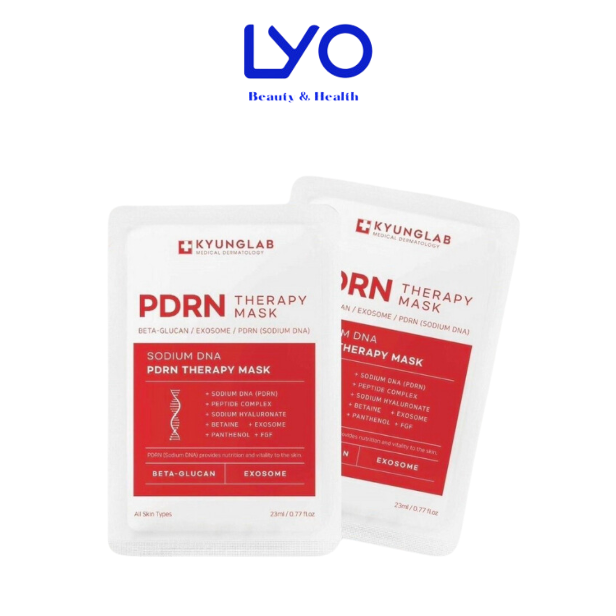 b684 - Lẻ Mặt Nạ Kyung Lab PDRN Therapy Mask kyunglab Cấp Ẩm Đa Tầng, Chống Lão Hóa, Tươi Trẻ Làn Da Hàn Quốc 23ml